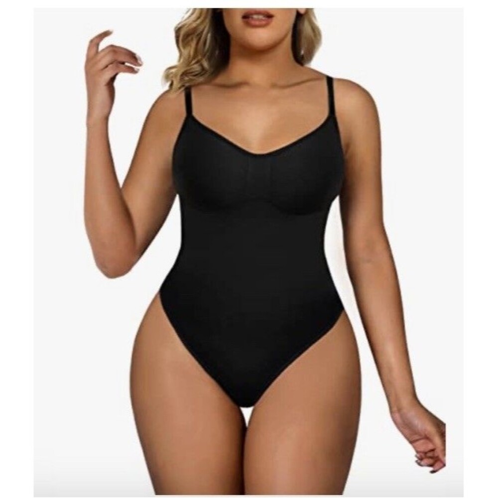 SHAPERX Tummy Control Body Shaper Seamless  Black, 5213, L/XL